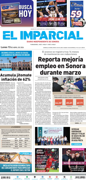 Cover of El Imparcial