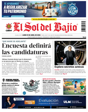 Cover of El Sol de Bajio