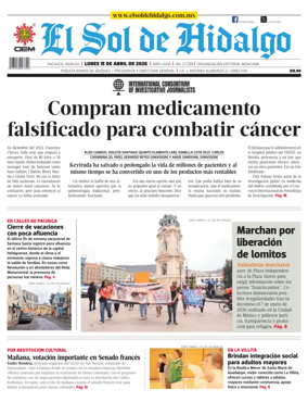 Cover of El Sol de Hidalgo