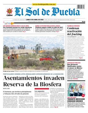 Cover of El Sol de Puebla