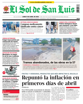 Cover of El Sol de San Luis Potosi