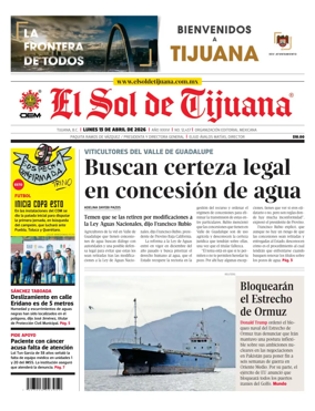 Cover of El Sol de Tijuana