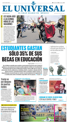 Cover of El Universal