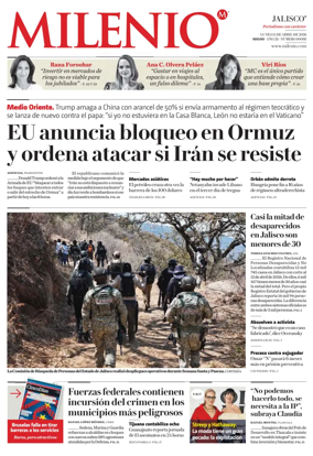 Cover of Milenio Jalisco