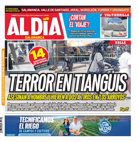 Cover of Periodico Al Dia (Salamanca)