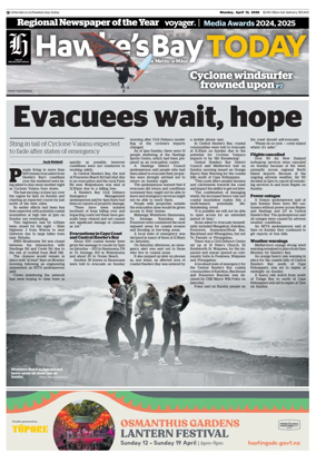 Cover of Hawke's Bay Today