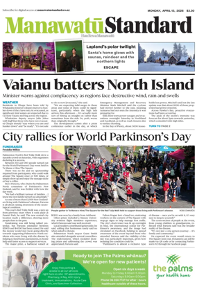 Cover of Manawatu Standard