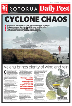 Cover of Rotorua Daily Post