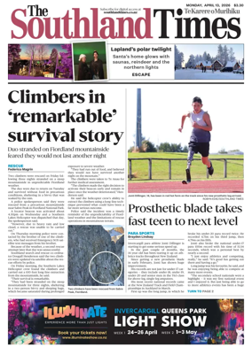 Cover of The Southland Times