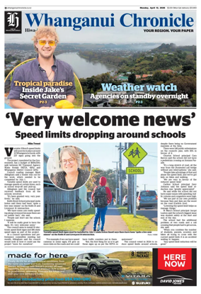 Cover of Whanganui Chronicle