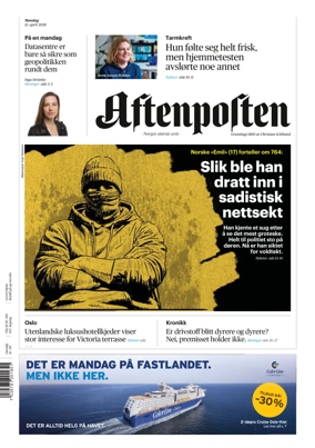 Cover of Aftenposten