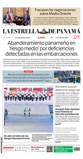 Cover of La Estrella de Panama