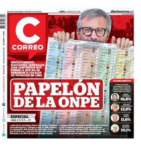 Cover of Diario Correo