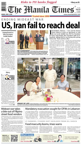 Cover of The Manila Times