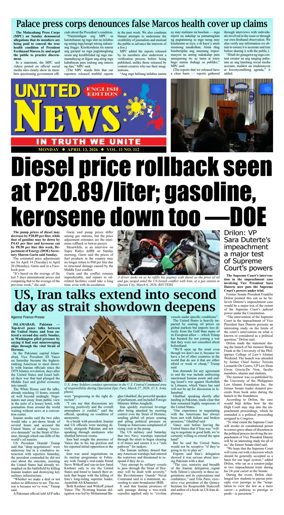 Cover of United News - English Edition