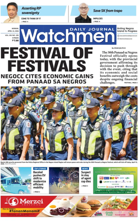 Cover of Watchmen Daily Journal