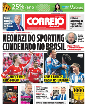 Cover of Correio da Manha