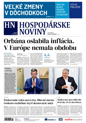 Cover of Hospodarske noviny