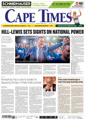 Cover of Cape Times