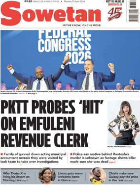 Cover of Sowetan