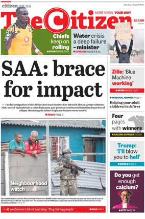 Cover of The Citizen (Gauteng)