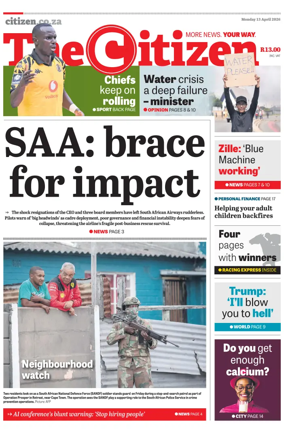 Cover of The Citizen (KZN)