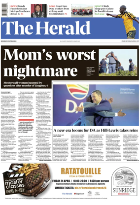 Cover of The Herald (South Africa)