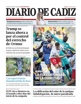 Cover of Diario de Cadiz