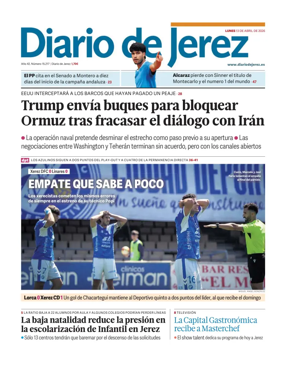 Cover of Diario de Jerez