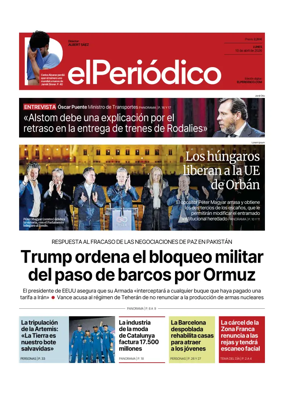 Cover of El Periodico - Castellano