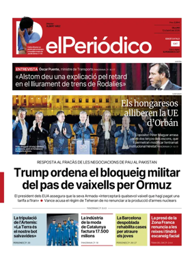 Cover of El Periodico - Catala