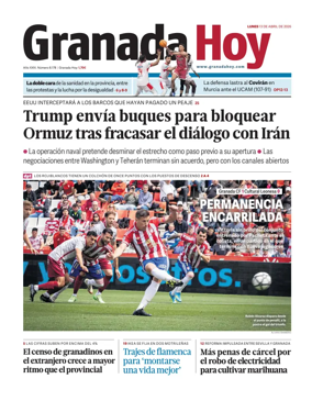 Cover of Granada Hoy