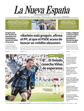 Cover of La Nueva Espana (Occidente)