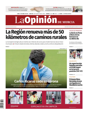 Cover of La Opinion de Murcia