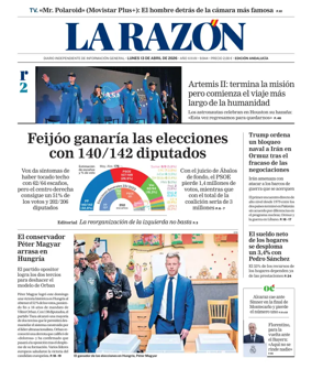 Cover of La Razon (Andalucia)