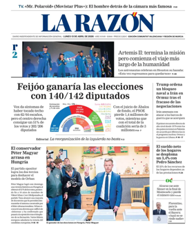 Cover of La Razon (Levante)