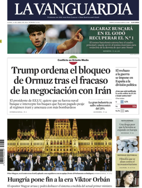 Cover of La Vanguardia (1st Edition)
