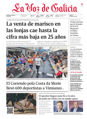 Cover of La Voz de Galicia (Carballo)