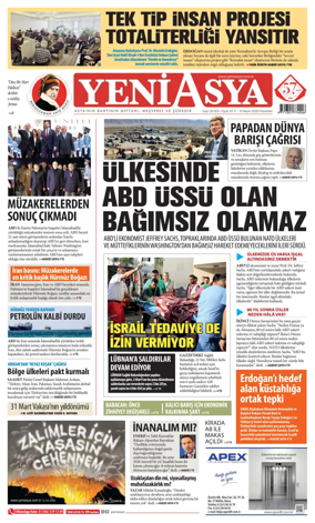 Cover of Yeni Asya
