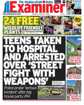 Cover of Huddersfield Daily Examiner