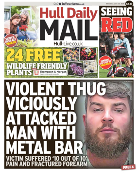 Cover of Hull Daily Mail