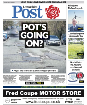 Cover of Lancashire Evening Post