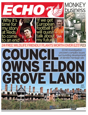 Cover of Liverpool Echo