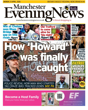 Cover of Manchester Evening News