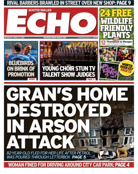 Cover of South Wales Echo