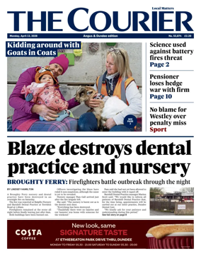 Cover of The Courier & Advertiser (Angus and Dundee)
