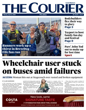 Cover of The Courier & Advertiser (Fife Edition)