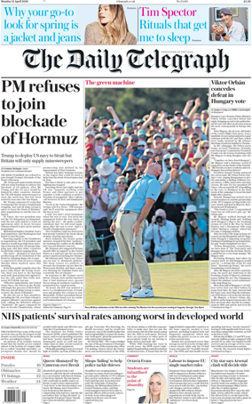 Cover of The Daily Telegraph