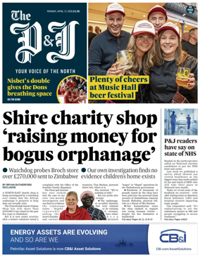 Cover of The Press and Journal (Aberdeen and Aberdeenshire)