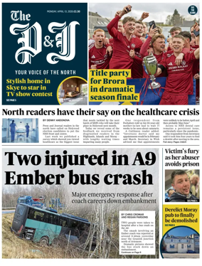 Cover of The Press and Journal (Inverness Highlands and Islands)